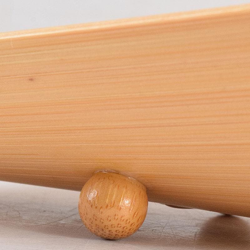 茶道具　此君亭工房　白竹　ささ舟　お絞り受け　五点　共箱　V　R8829