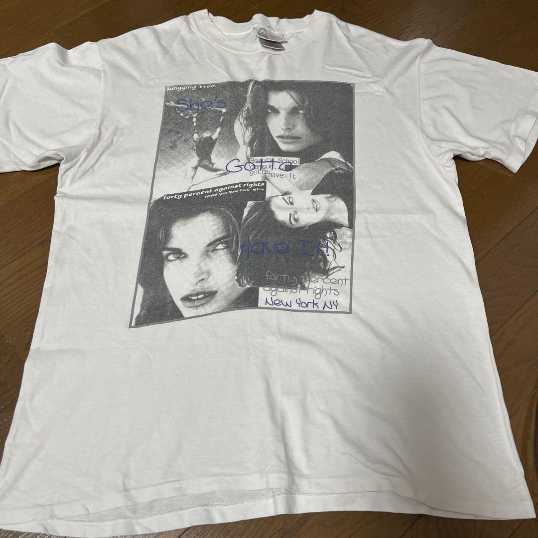 90s　forty percent against rights tee
