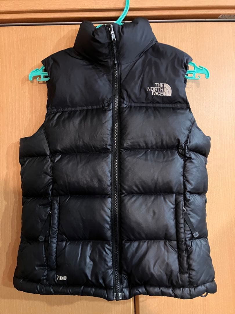 THE NORTH FACE ブラック ヌプシダウンベスト レディースSサイズ