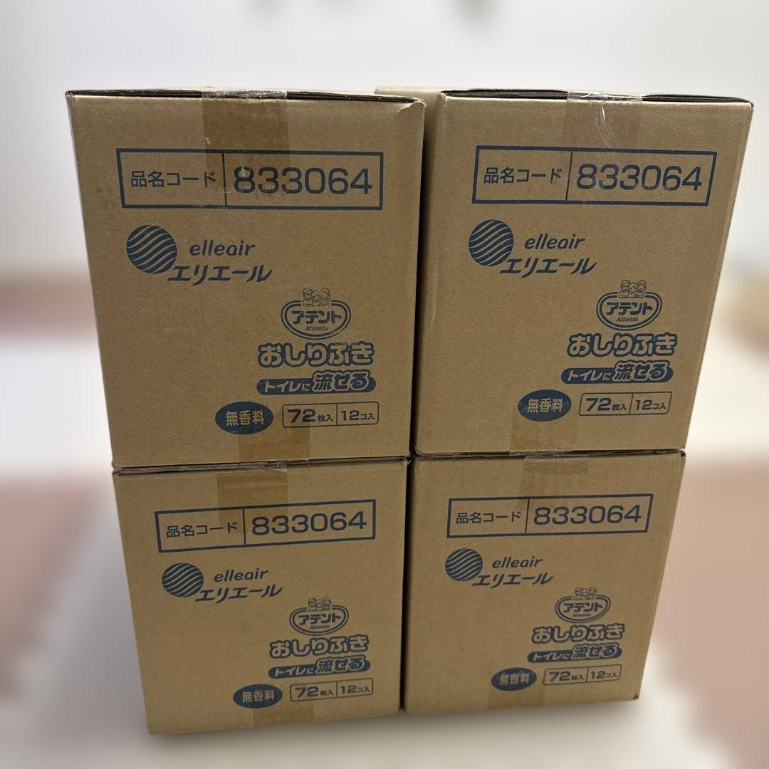 大王製紙　エリエール　トイレに流せるおしりふき　48個セット