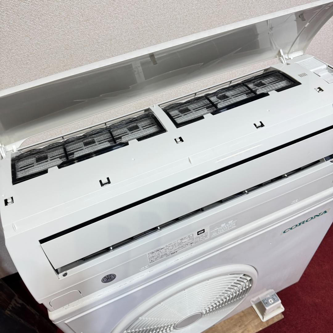 超美品コロナエアコン　2019年製　18畳用　洗浄済み　ポンプダウン済