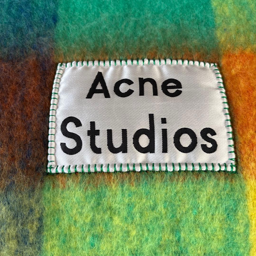 Acne Studios カラフルチェックマフラー