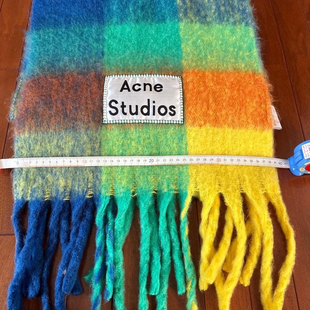 Acne Studios カラフルチェックマフラー