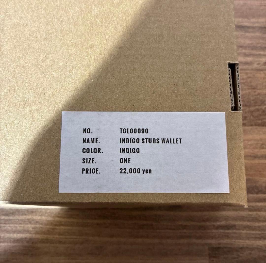 小物 THE UNION INDIGO STUDS WALLET INDIGO