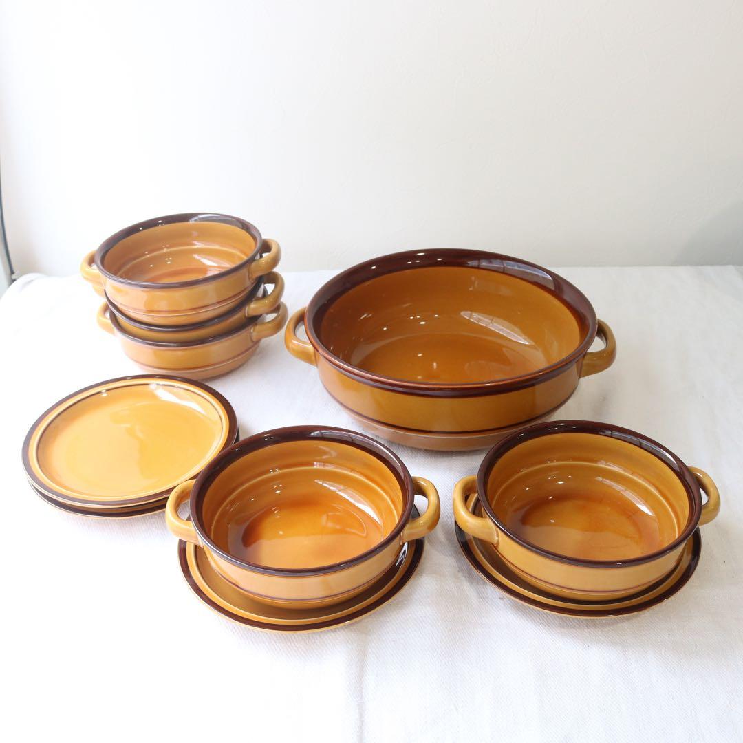 ノリタケ　ストーンウェア　10点セット　スープグラタン皿プレート　ヴィンテージ