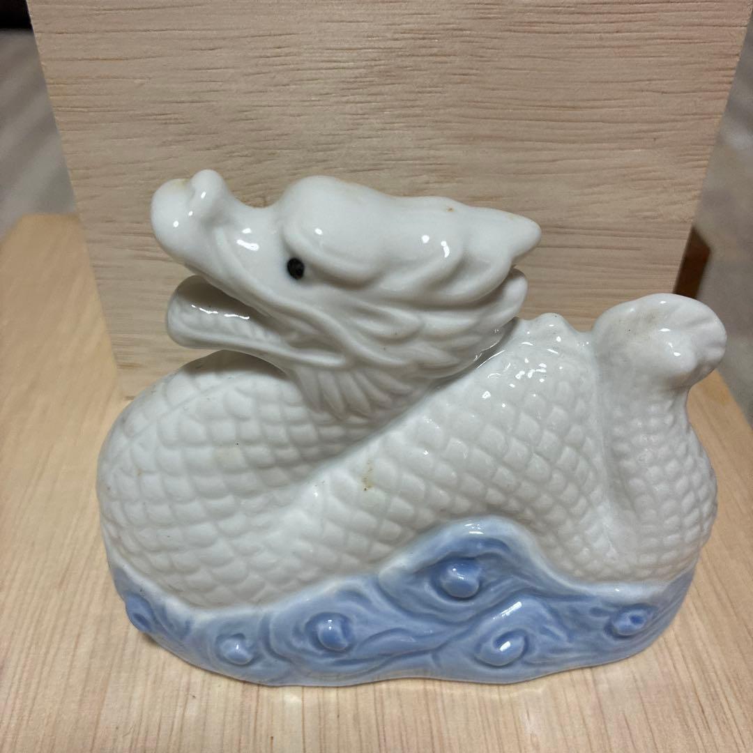 九谷焼　干支置物3点　卯・辰・丑年