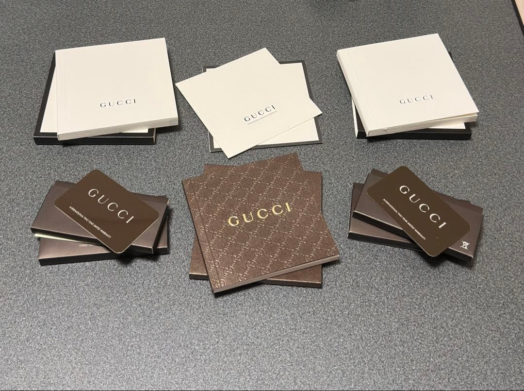 GUCCI 時計　説明書　冊子　6冊