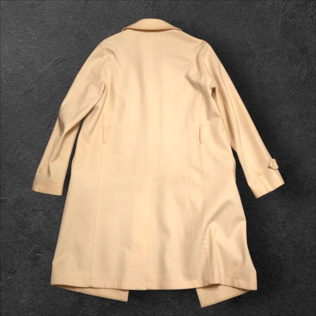 現行 マッキントッシュ ロングトレンチコート 38 ロロピアーナ　クリーム
