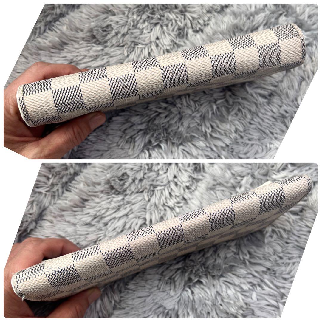 ルイヴィトン　ダミエアズール　長財布　メンズ　レディース　ホワイト