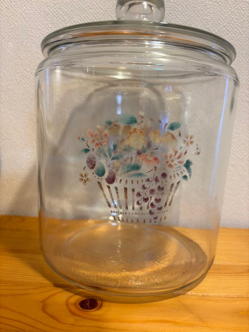 ライフショップマニー　many マニー　ガラスジャー　プロヴァンス柄