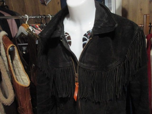 ヴィンテージ BRANDED GARMENTS フリンジスエードレザージャケット