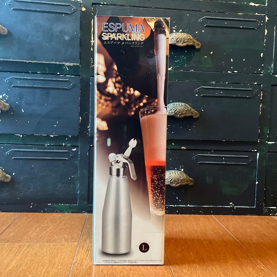 エスプーマ　スパークリング　新品未使用未開封　ソーダカートリッジ14本付