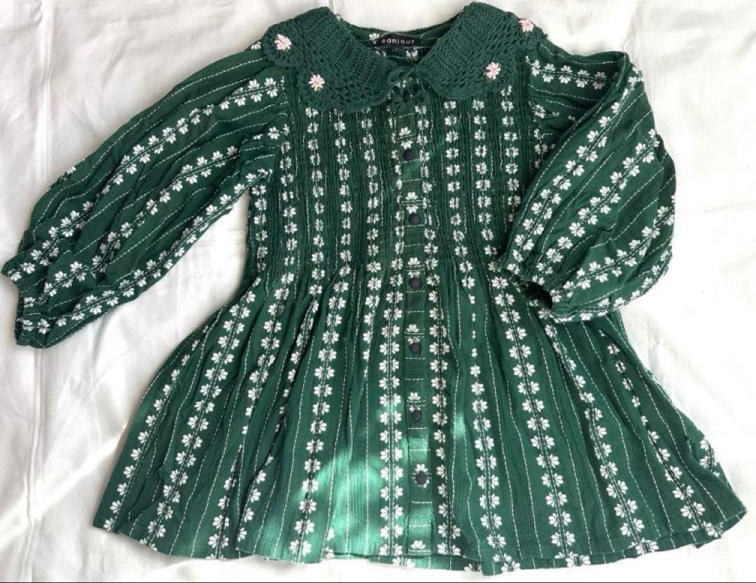 Bonjour diary/ボンジュールダイアリー チュニックブラウス 6Y