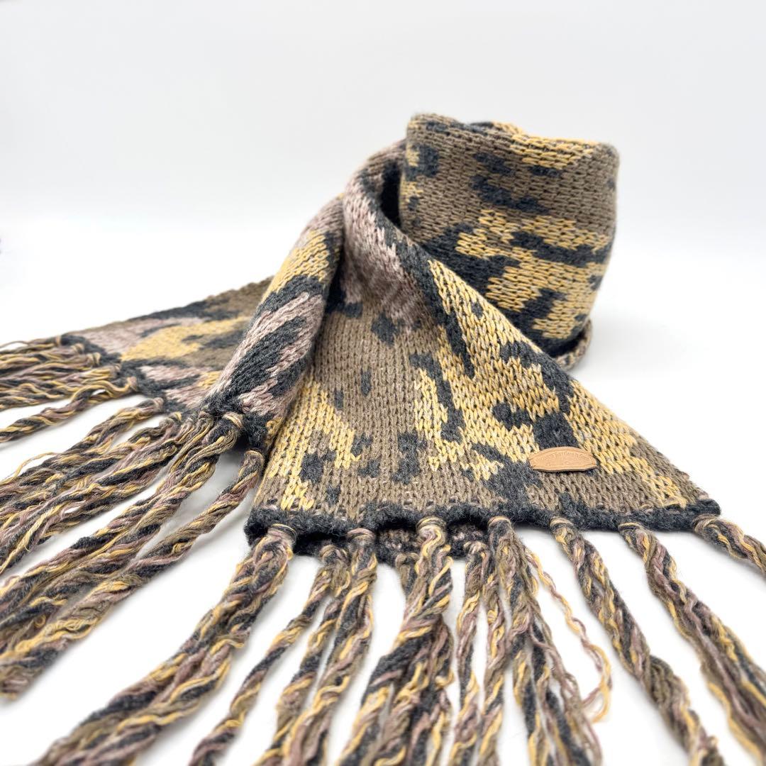 未使用に近い NICENESS ナイスネス STEWART ニット ストール