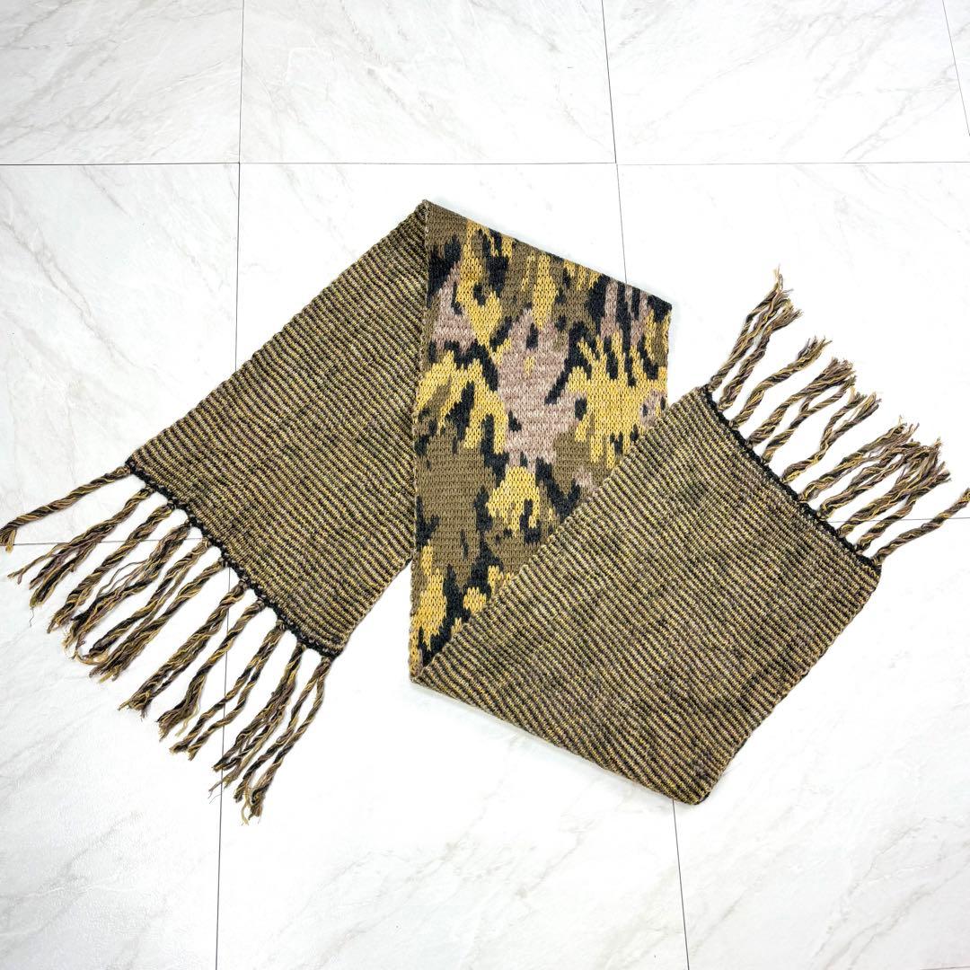 未使用に近い NICENESS ナイスネス STEWART ニット ストール