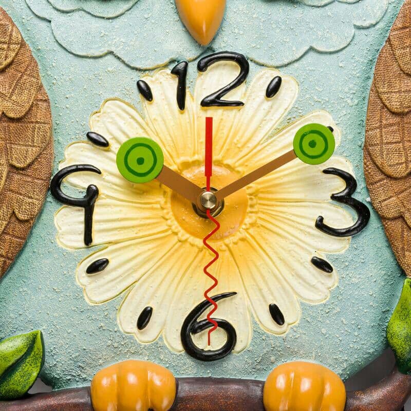 フクロウ時計掛け時計田園風時計客間創意現代アートアメリカーノ装飾石英時計