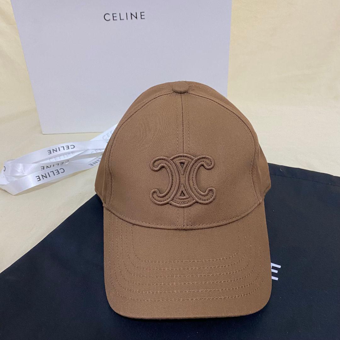 CELINE セリーヌ ロゴ キャップ 帽子