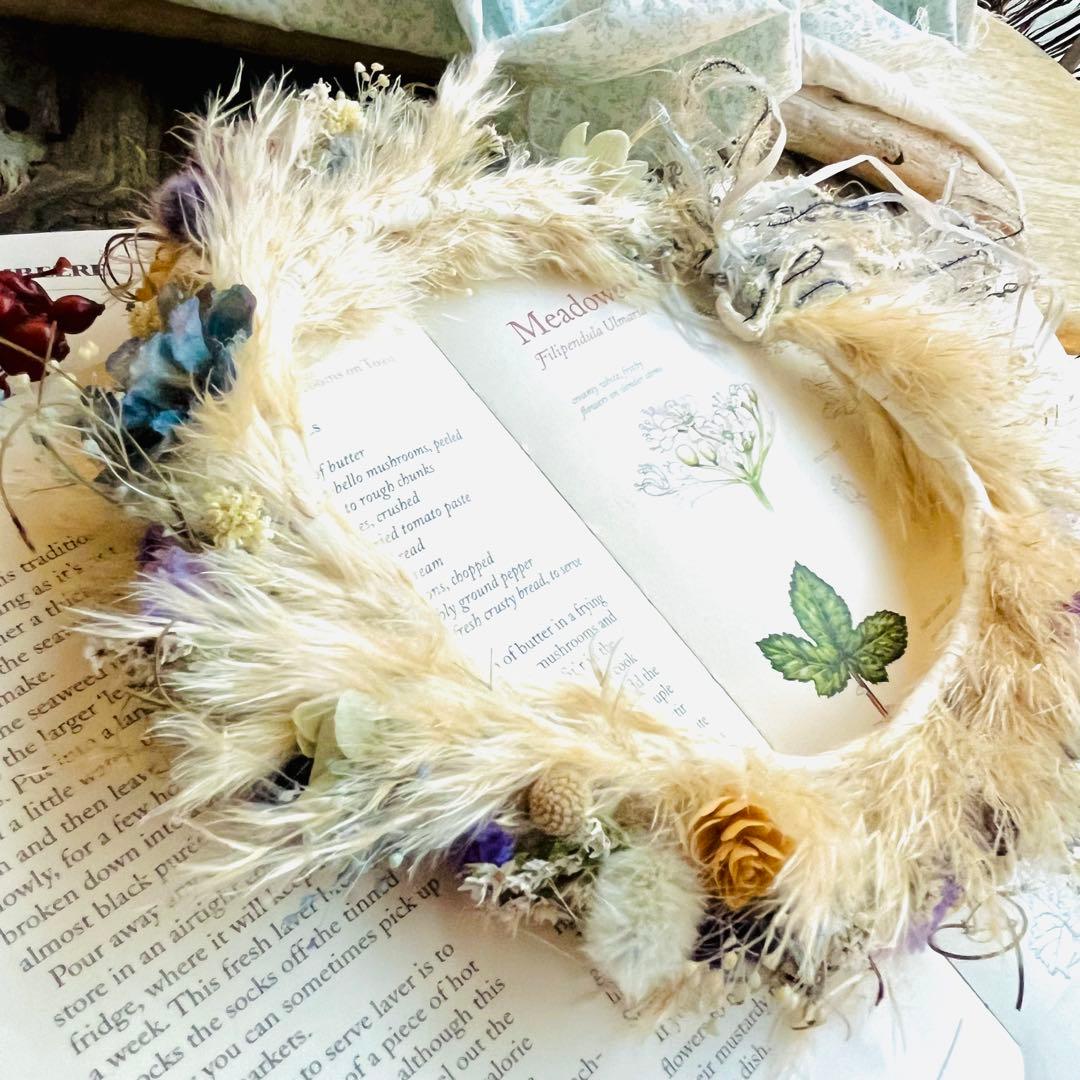 花かんむり　花冠　ハーフバースデー　誕生日　結婚式　ベビークラウン　髪飾り