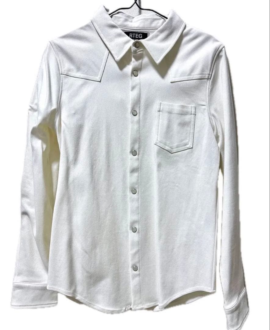 RTEG 長袖シャツ 白 アダムスジャグラー