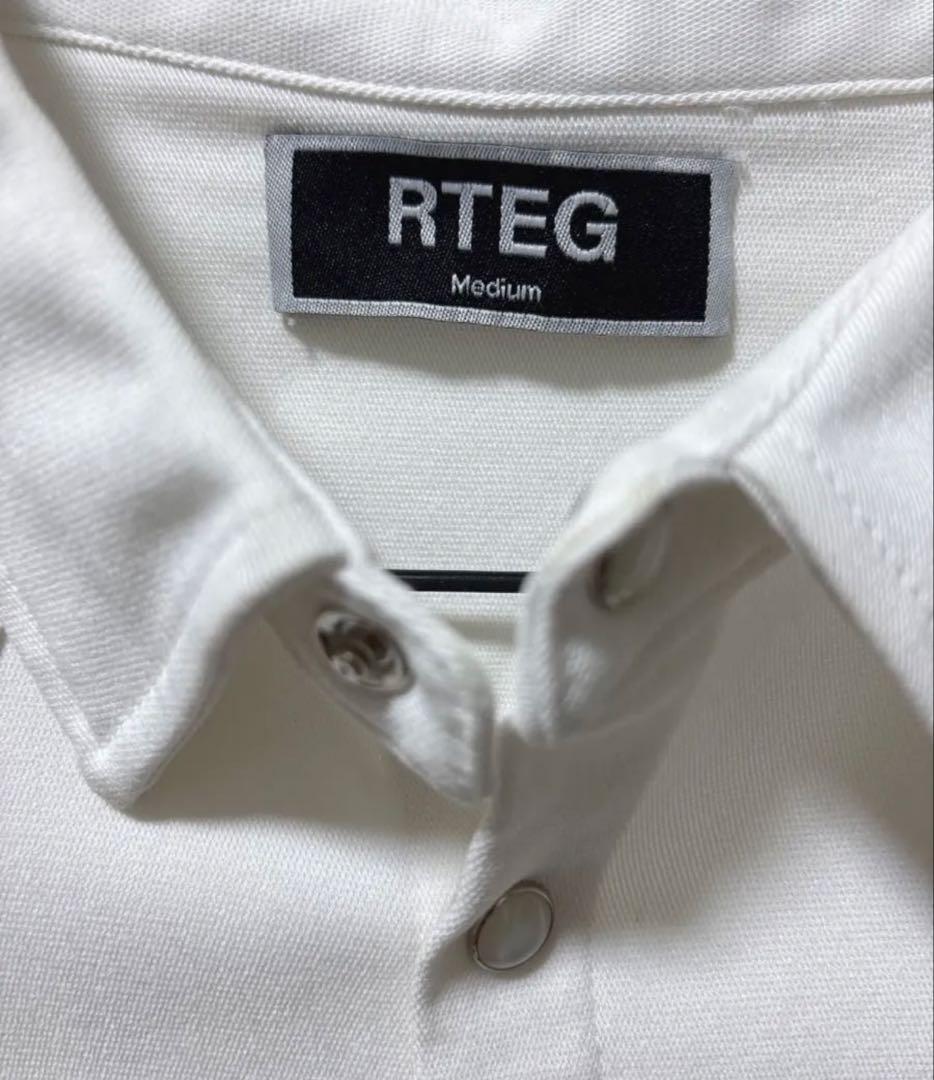 RTEG 長袖シャツ 白 アダムスジャグラー
