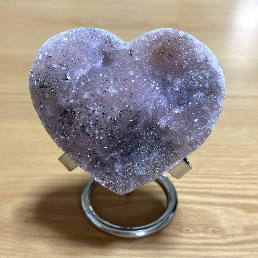 高額　ご奉仕品　アメジスト　シュガー　ハート　キラキラ