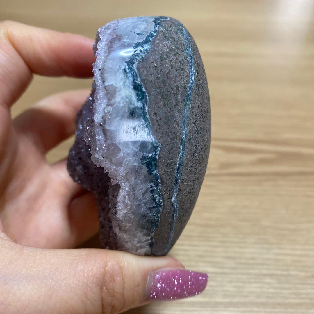 高額　ご奉仕品　アメジスト　シュガー　ハート　キラキラ