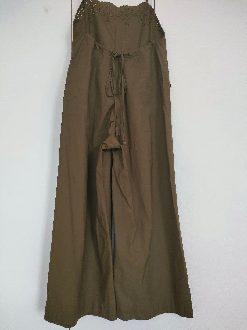 45Rポプリンカットワークサロペット