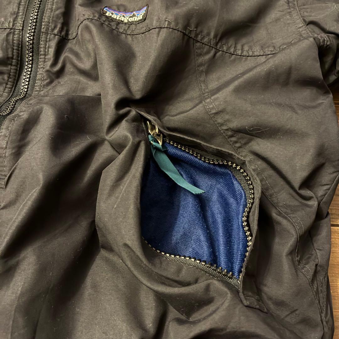 パタゴニア 90年代 シェルド シンチラ ジャケット USA製 黒