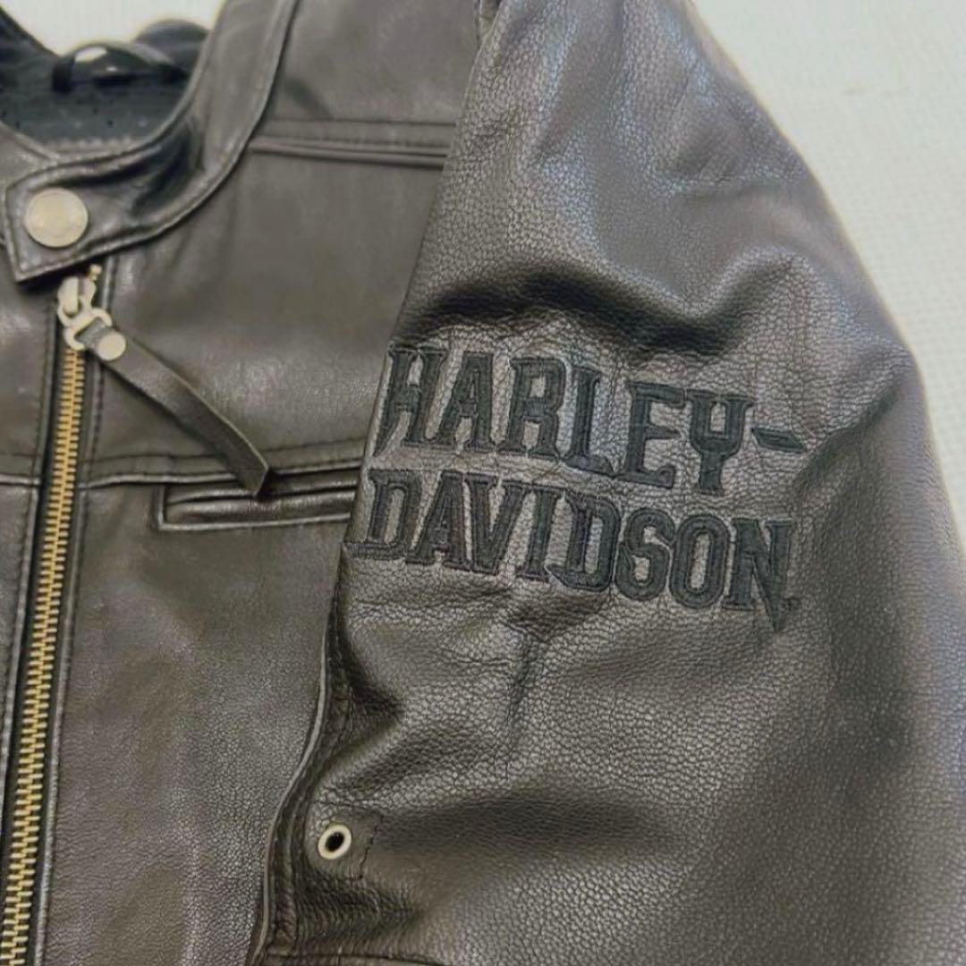 ハーレー　ライダースジャケット　シングル　ハーレーダビッドソン