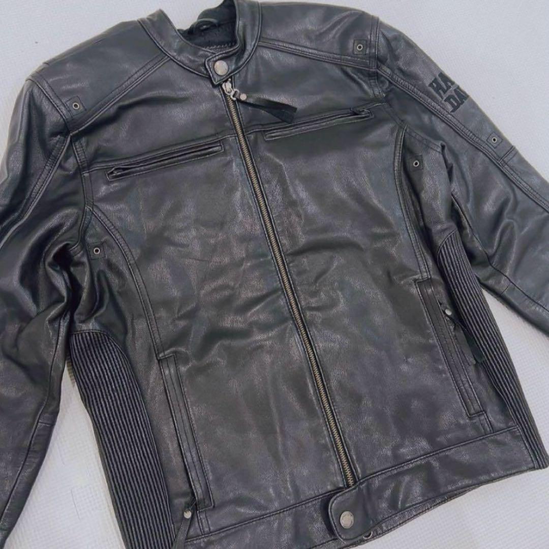 ハーレー　ライダースジャケット　シングル　ハーレーダビッドソン