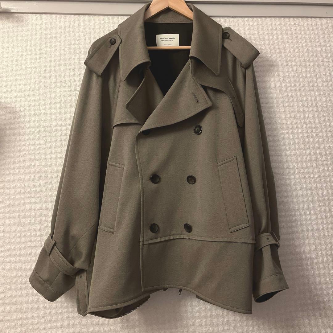 ジャケット・アウター double-end hight twist doeskin trench