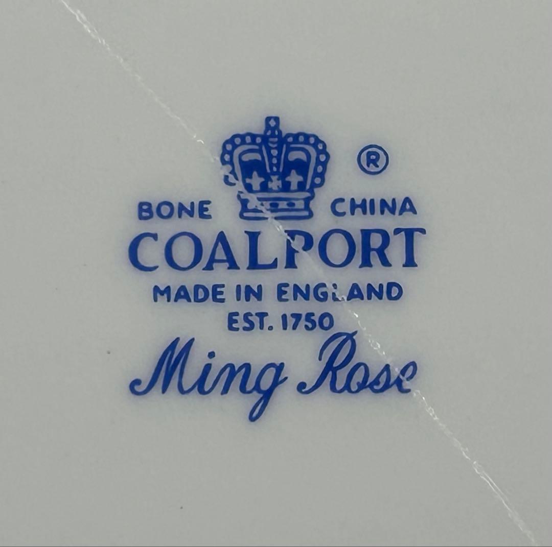 陶器　コールポート　COALPORT ミングローズ　MingRose 大皿　6枚