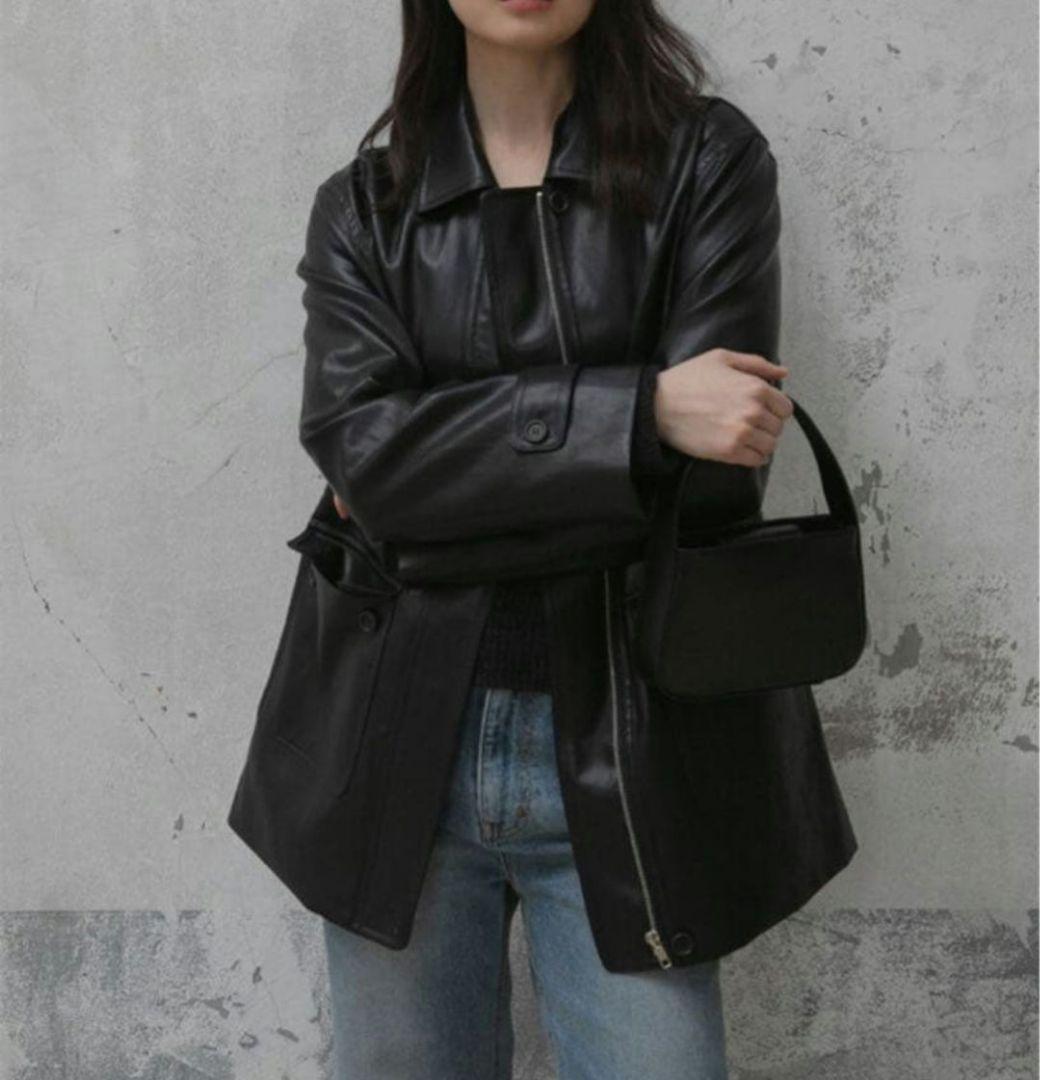 【OHOTORO 】leather midi coat オオトロ