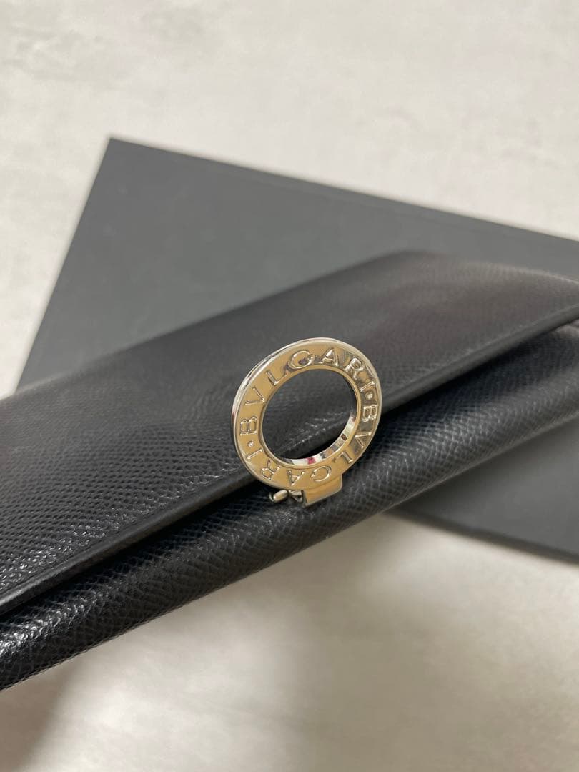BVLGARI BVLGARI（ブルガリ・ブルガリ） ロゴクリップ 長財布