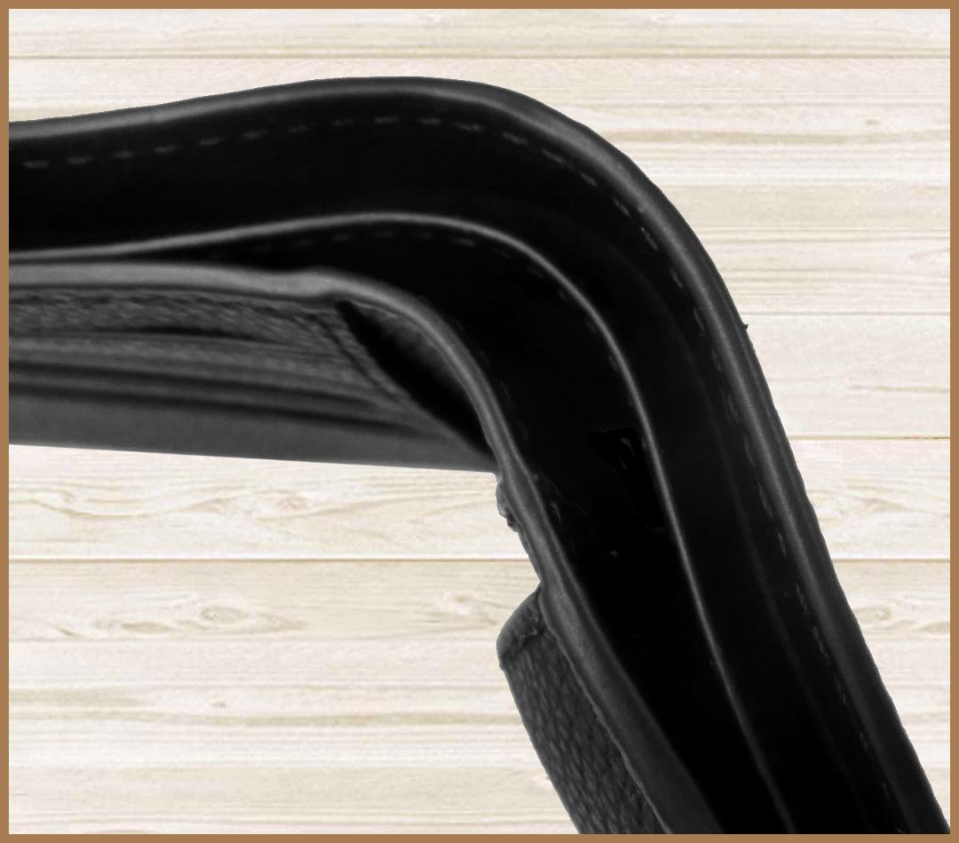 【新品】コーチCOACHスムースカーフレザー二つ折り財布ウォレット黒アウトレット