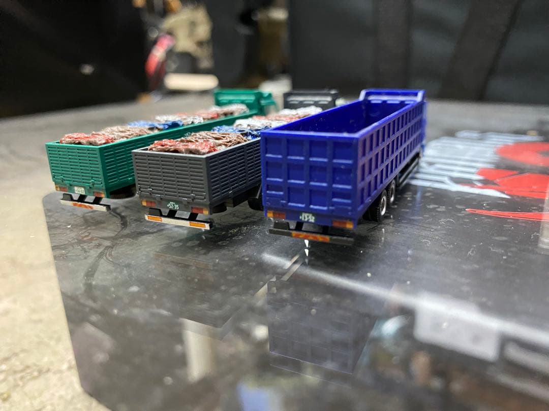 1/150 Nゲージサイズ　トラック、トレーラーコレクション13台+3台セット