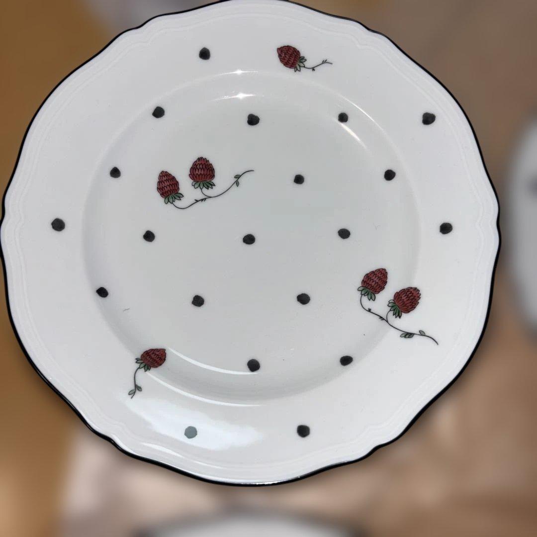 リチャードジノリ　イタリアンポア　野イチゴ　てんとう虫