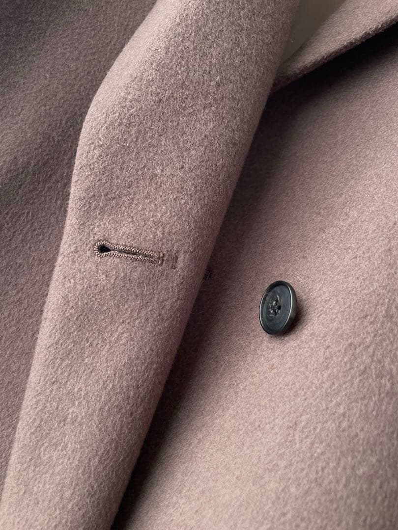 美品✨ユナイテッドアローズ　ウール　ビッグテーラードコート　ゆったり38 モカ