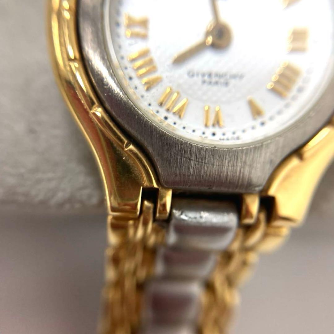 【ケース付】ジバンシィ　コンビカラー　レディースウォッチ【稼働品】