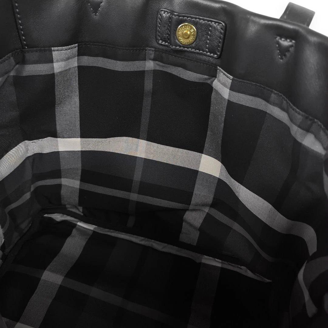 美品✨ ブルーレーベルクレストブリッジ トートバッグ レザー 肩掛け A4可 黒