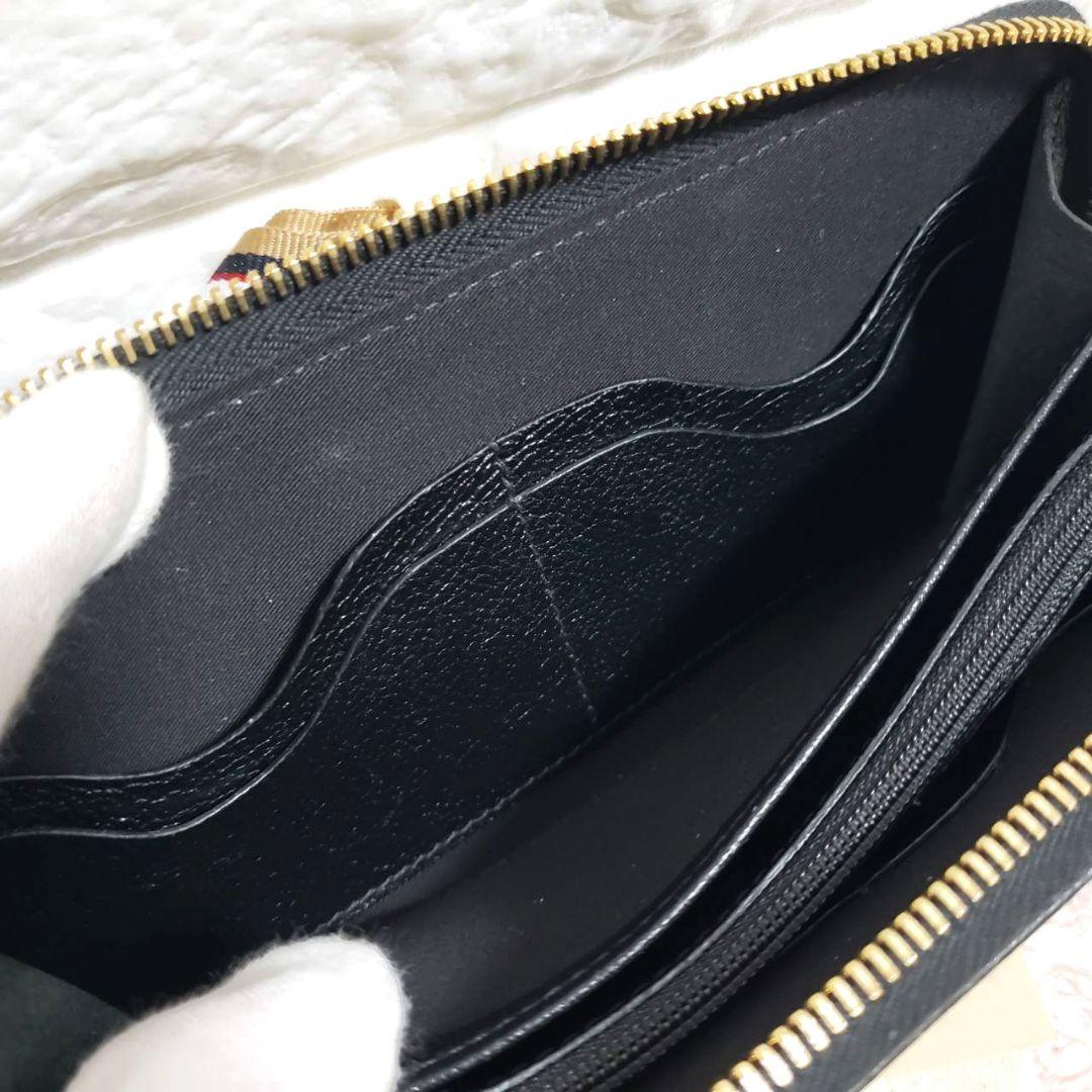 IL BISONTE イルビゾンテ 新品 レザーブラックラウンドファスナー長財布