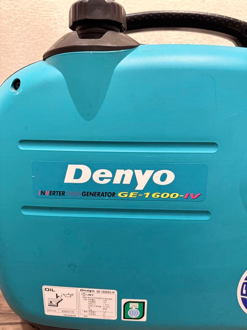 ク*ン様 Denyo デンヨー GE-1600SS-IV 発電機