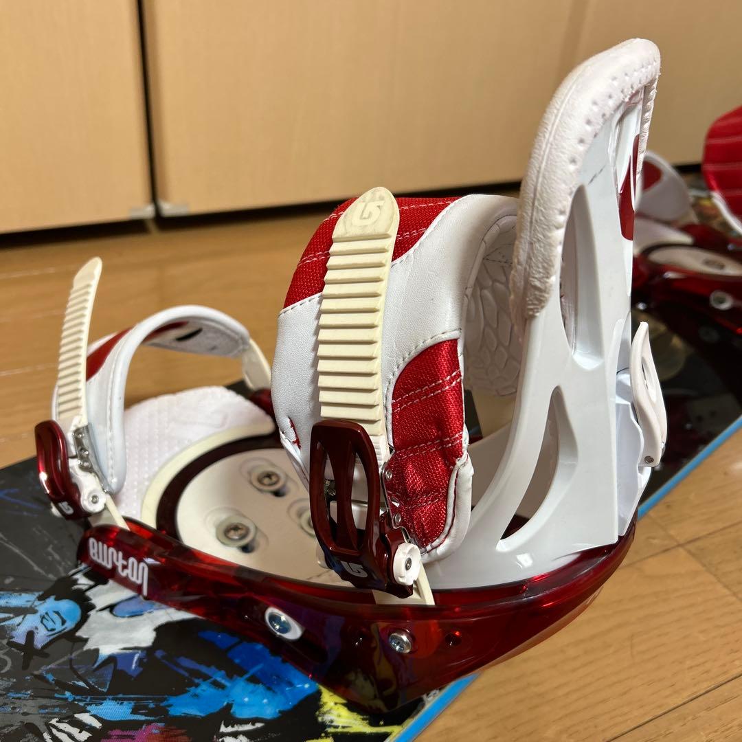 BURTON スノーボード 147㎝　バインディングM 2点セット