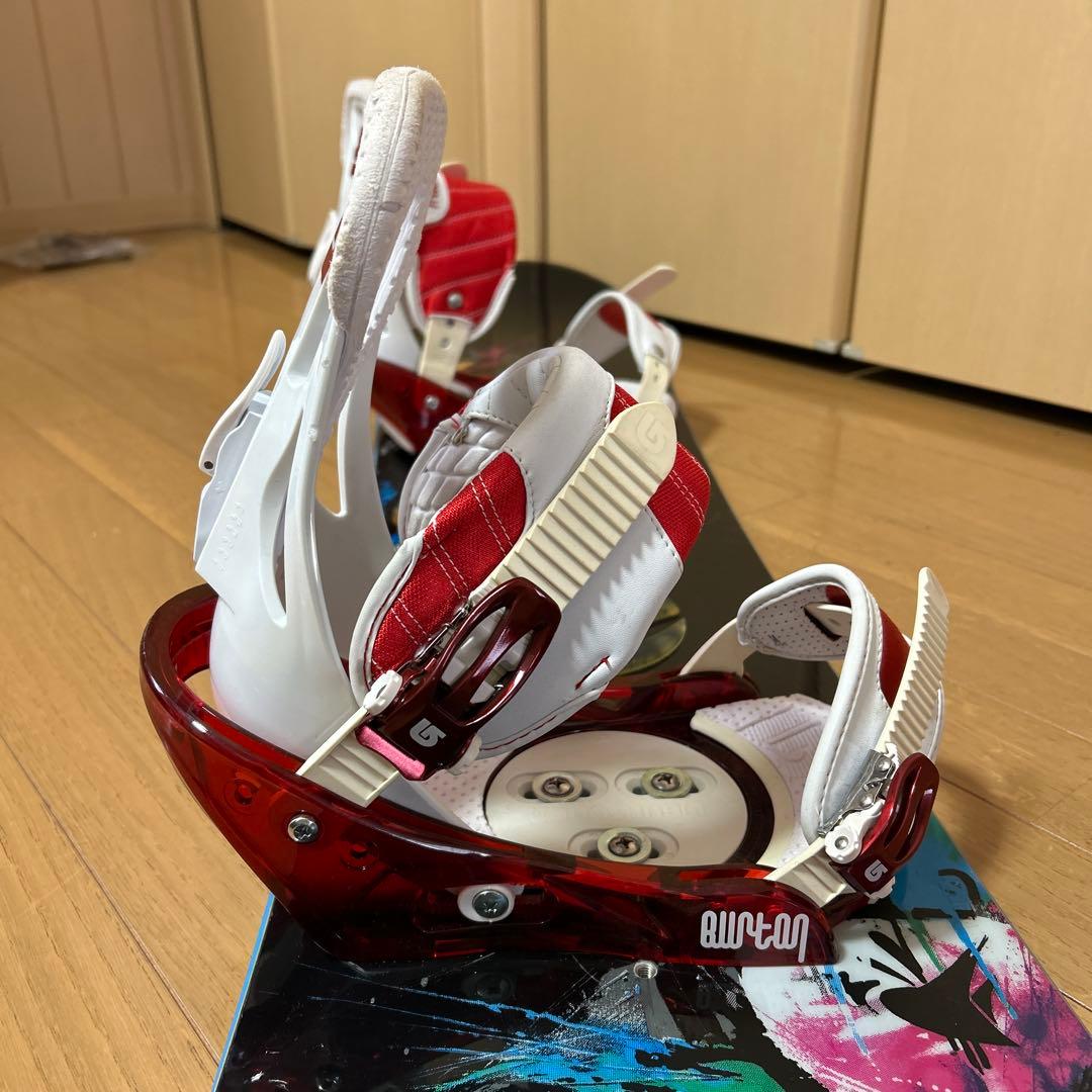 BURTON スノーボード 147㎝　バインディングM 2点セット