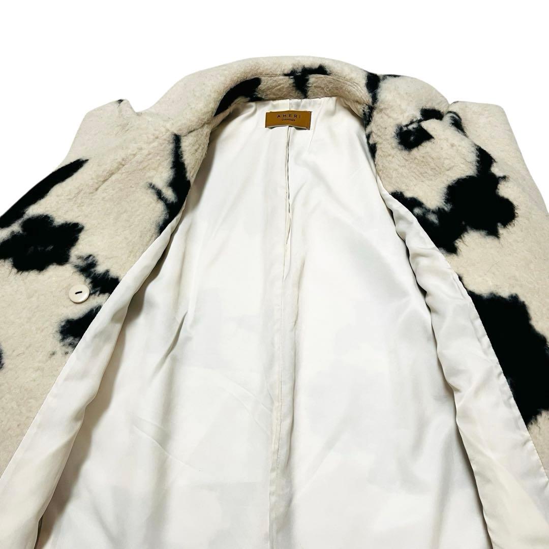 Ameri UND SHADOW FLOWER WOOL COAT アメリ