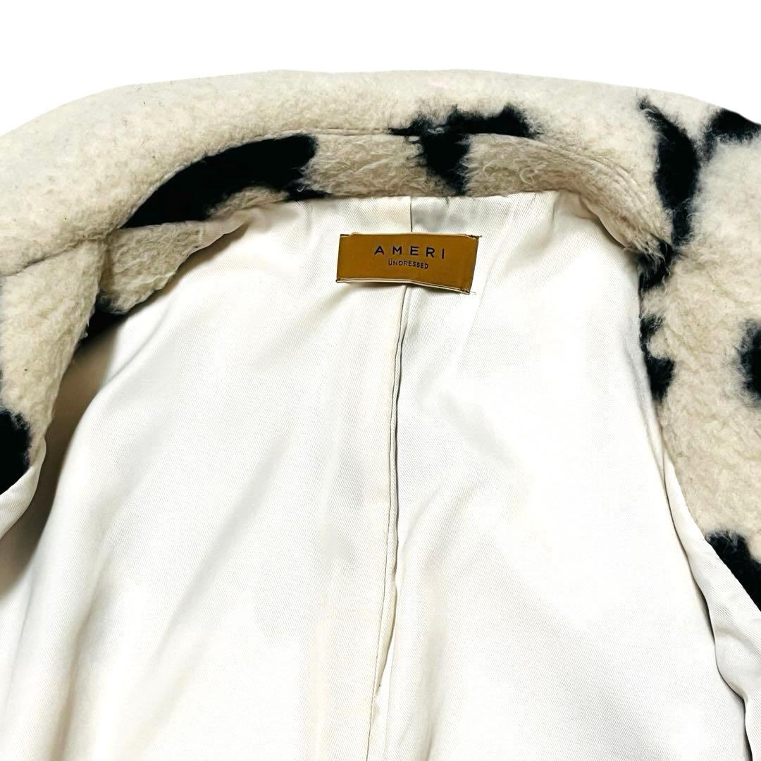 Ameri UND SHADOW FLOWER WOOL COAT アメリ