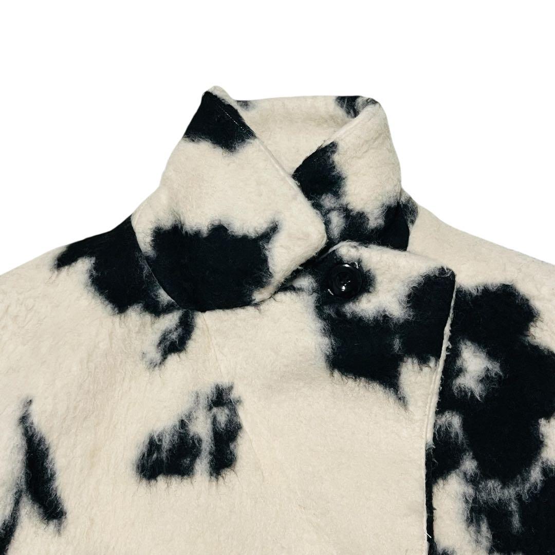 Ameri UND SHADOW FLOWER WOOL COAT アメリ