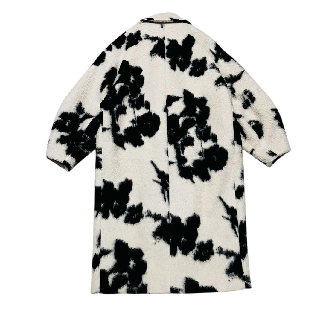 Ameri UND SHADOW FLOWER WOOL COAT アメリ