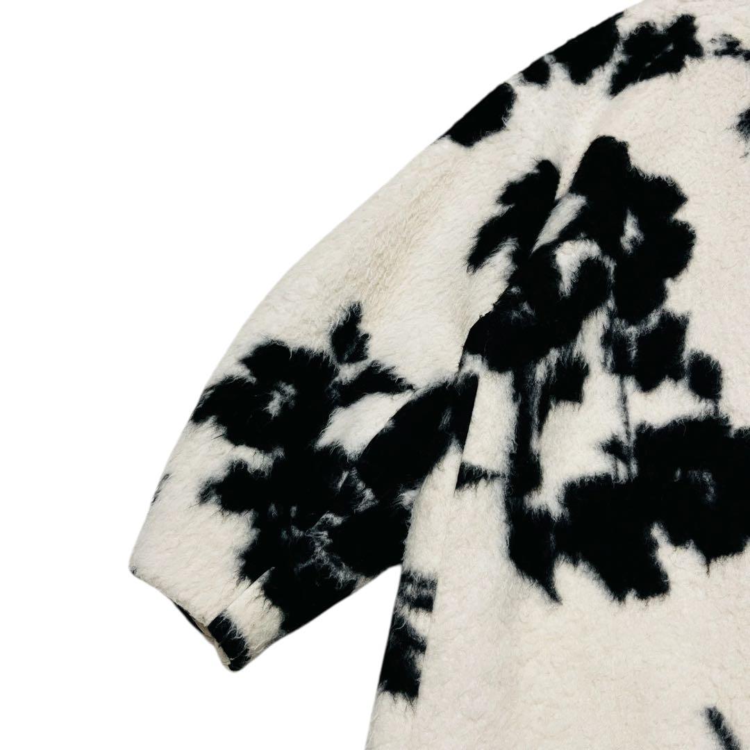 Ameri UND SHADOW FLOWER WOOL COAT アメリ