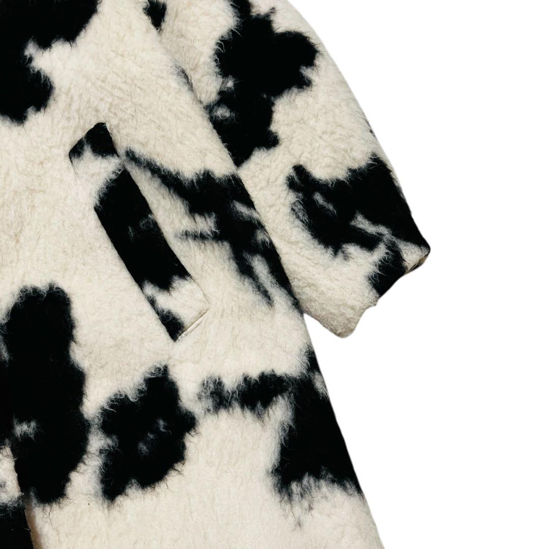 Ameri UND SHADOW FLOWER WOOL COAT アメリ